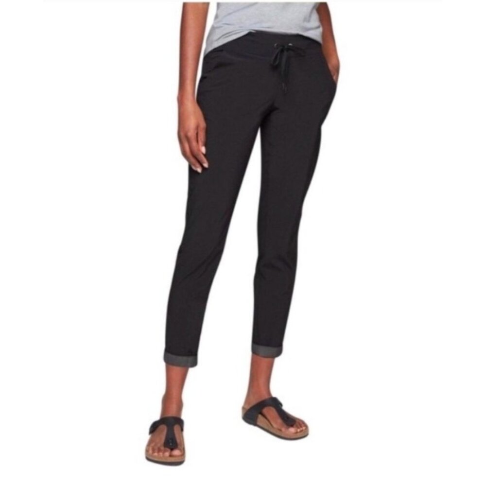 Athleta Black Ankle Cropped Pants